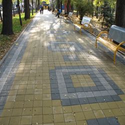 Тротуарная плитка квадрат
